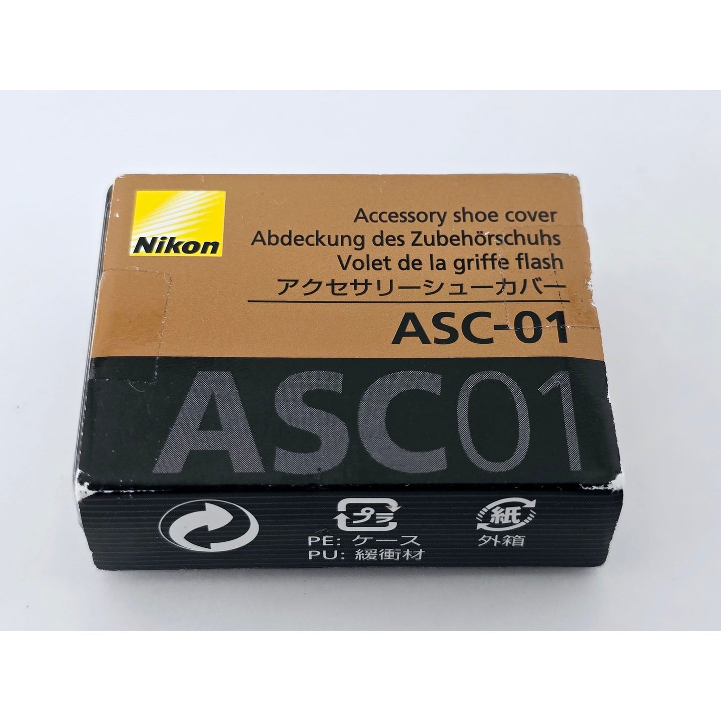 [Pre-owned] Genuine Nikon ASC-01 Accessory Shoe Cover Silver — Unused — Japan #5121