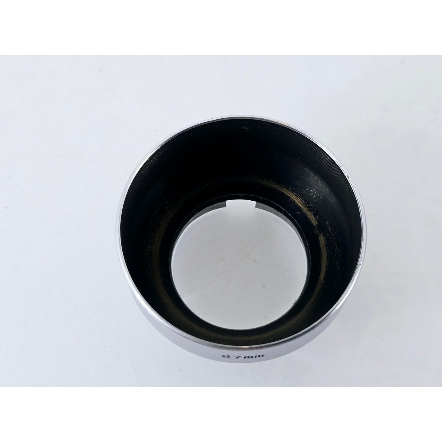 [Pre-owned] Walz 27mm Metal Lens Hood w/ 27 W.Y1 Yellow Filter — Near MINT — Japan #4041