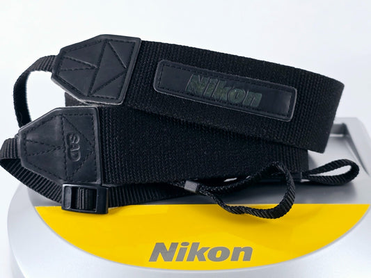 Rare🌸[Near MINT] Nikon Genuine Camera Neck Strap Black 1.5in (3.8cm) From Japan