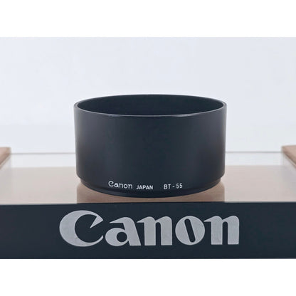 [Pre-owned] Canon BT-55 Lens Hood for Canon FD 100mm f/2.8 & 85mm f/1.8 S.S.C. — Near MINT — Japan #4673