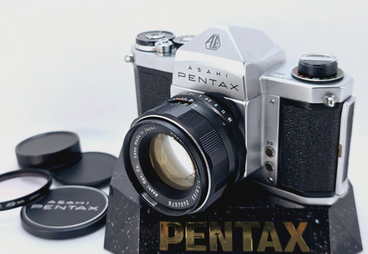 🌸[Near MINT] Pentax SB2 SLR 35mm Film Camera Super Takumar 55/1.8 Genuine Japan