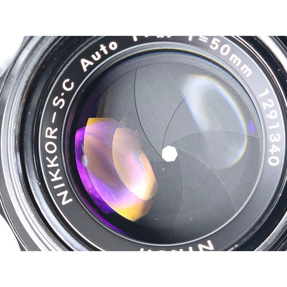 [Pre-owned] Nikon Non-Ai Nikkor-S.C Auto 50mm F1.4 MF Lens for F F2 — Near MINT — Japan #3125