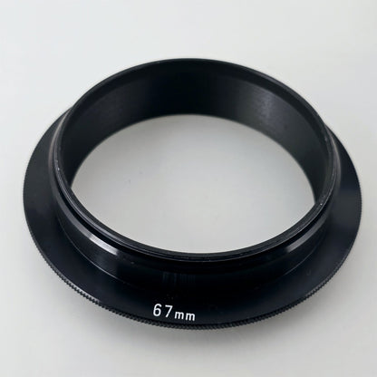 [Pre-owned] Mamiya Bellows Lens Hood for 645 150/210/300mm w/67mm Ring — Near Mint+++ — Japan #5363