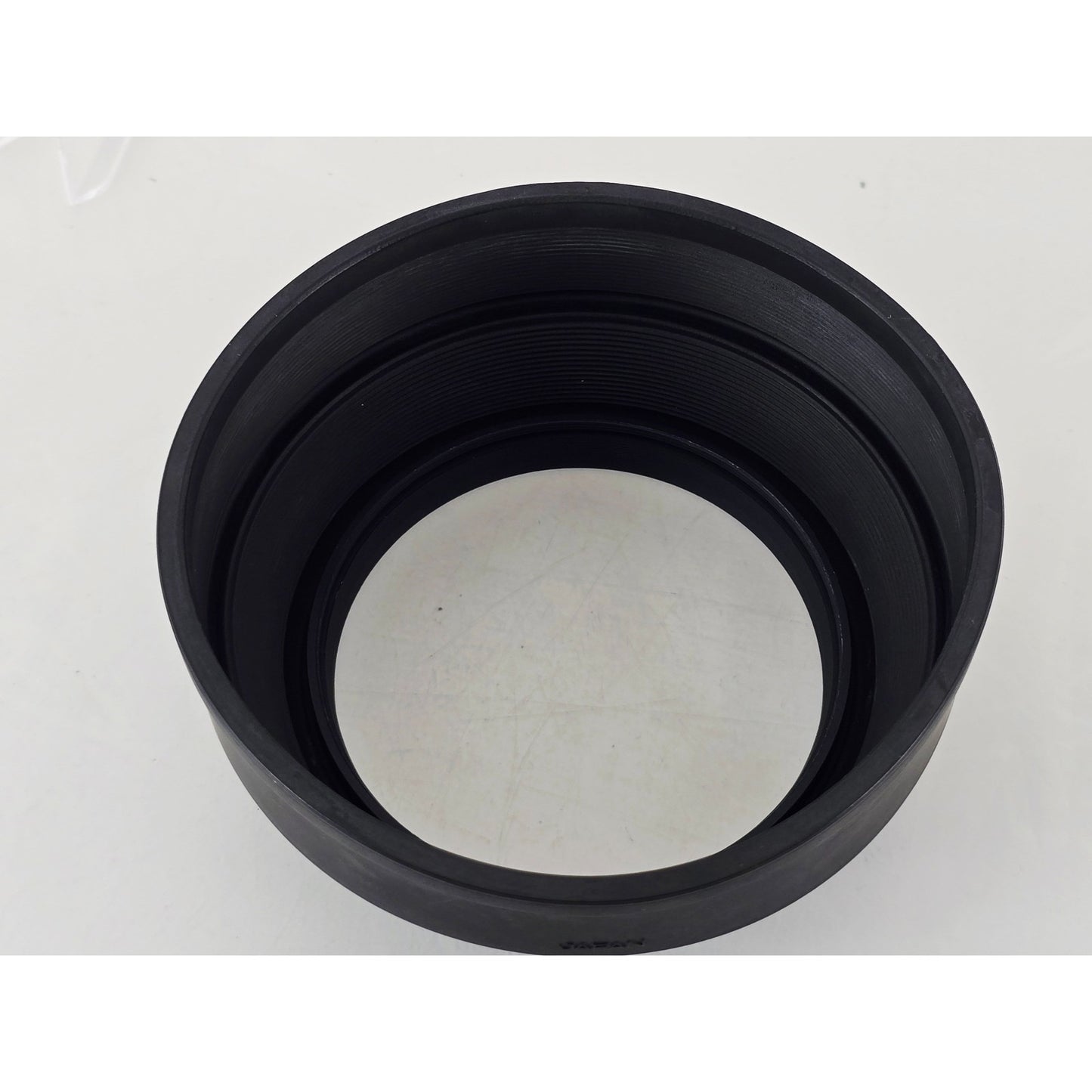 [Pre-owned] Mamiya 77mm Rubber Lens Hood for Sekor (RB67 127-250 / M645 145) — MINT — Japan #4226