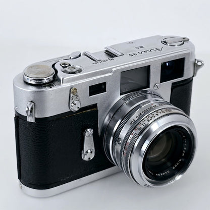 [Pre-owned] Aires 35 IIIC Rangefinder 35mm Film Camera Silver — Excellent+++++ — Japan #5656