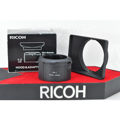 [Pre-owned] Ricoh Lens Hood & Adapter GH-1 for GR Digital & II — Top MINT — Japan #2262