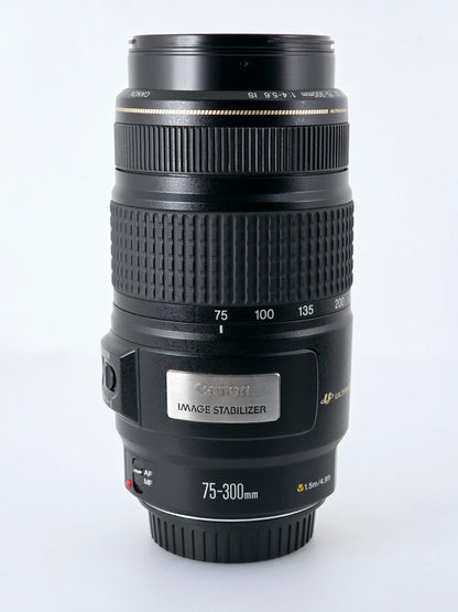 🌸[MINT] Canon EF 75-300mm F4-5.6 IS USM AF Telephoto Zoom Lens From Japan