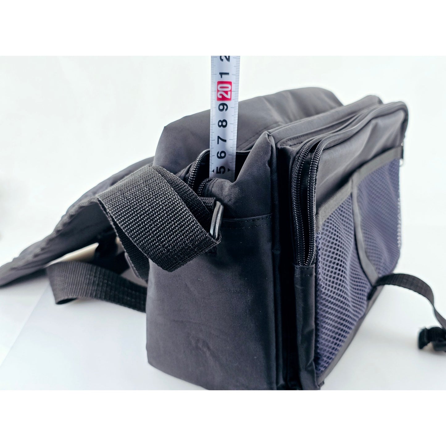 [Pre-owned] Genuine Minolta Camera Lens Shoulder Bag Nylon Black — Near MINT — Japan #5070
