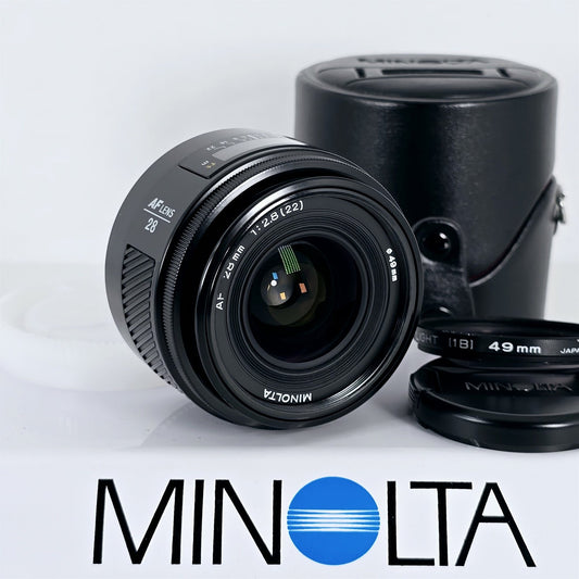 [Pre-owned] Minolta AF 28mm F2.8 Wide Angle Prime Lens for Sony A Mount — Mint — Japan #5795