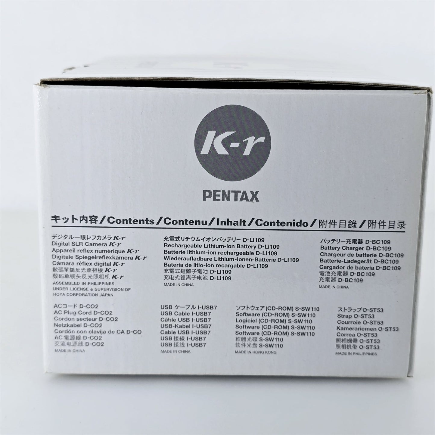 [Pre-owned] Pentax K-r White 12.4MP Digital SLR Camera Body — Near Mint — Japan #5529