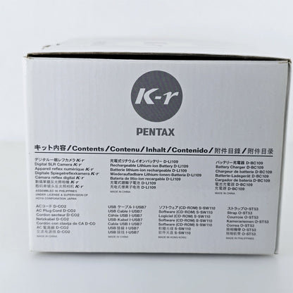 [Pre-owned] Pentax K-r White 12.4MP Digital SLR Camera Body — Near Mint — Japan #5529