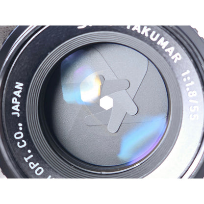 [Pre-owned] Pentax SMC Takumar 55mm F1.8 Standard MF Lens M42 Mount — Near MINT — Japan #4757
