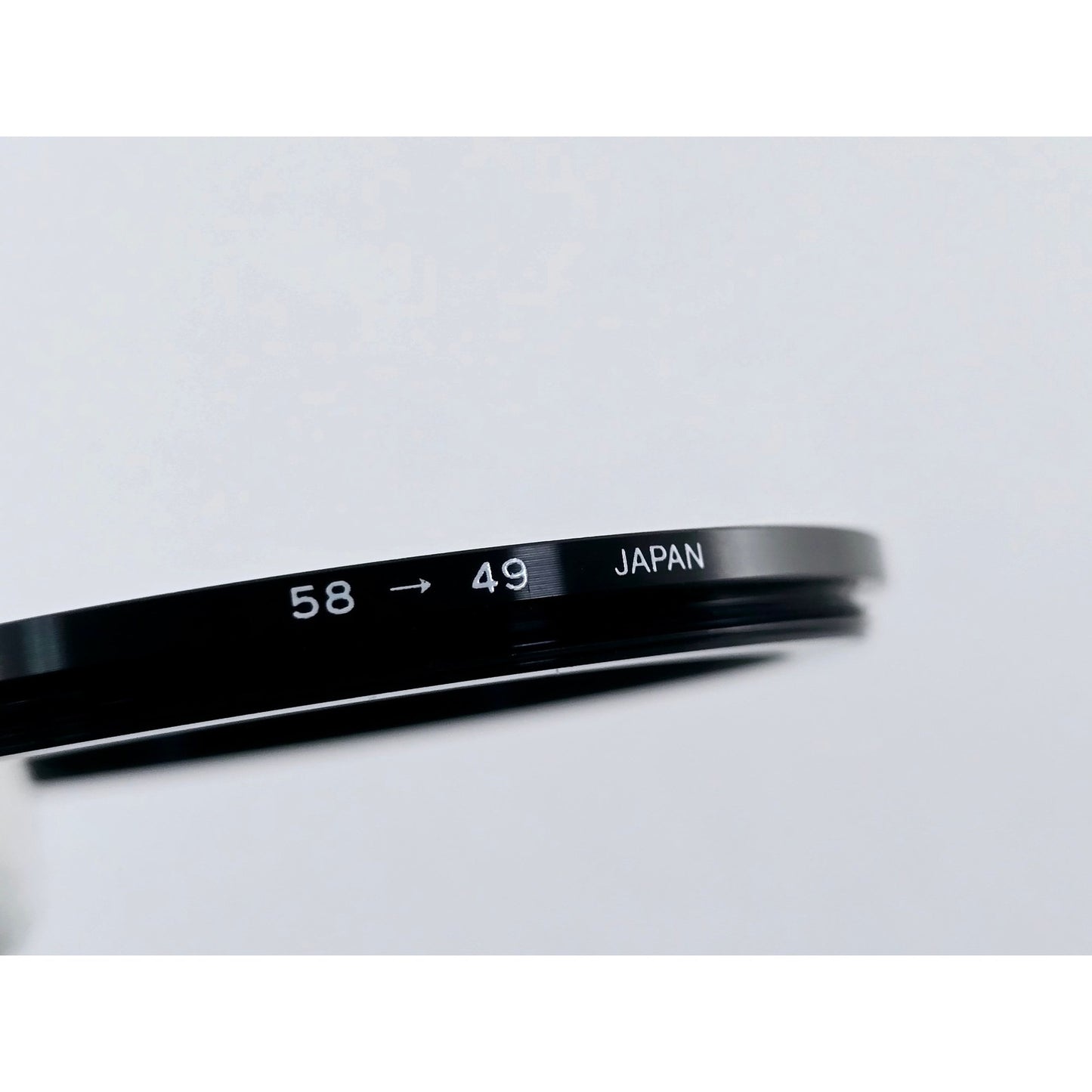 [Pre-owned] Metal Step Down Adapter Ring 58mm Lens to 49mm Filter — Near MINT — Japan #3922