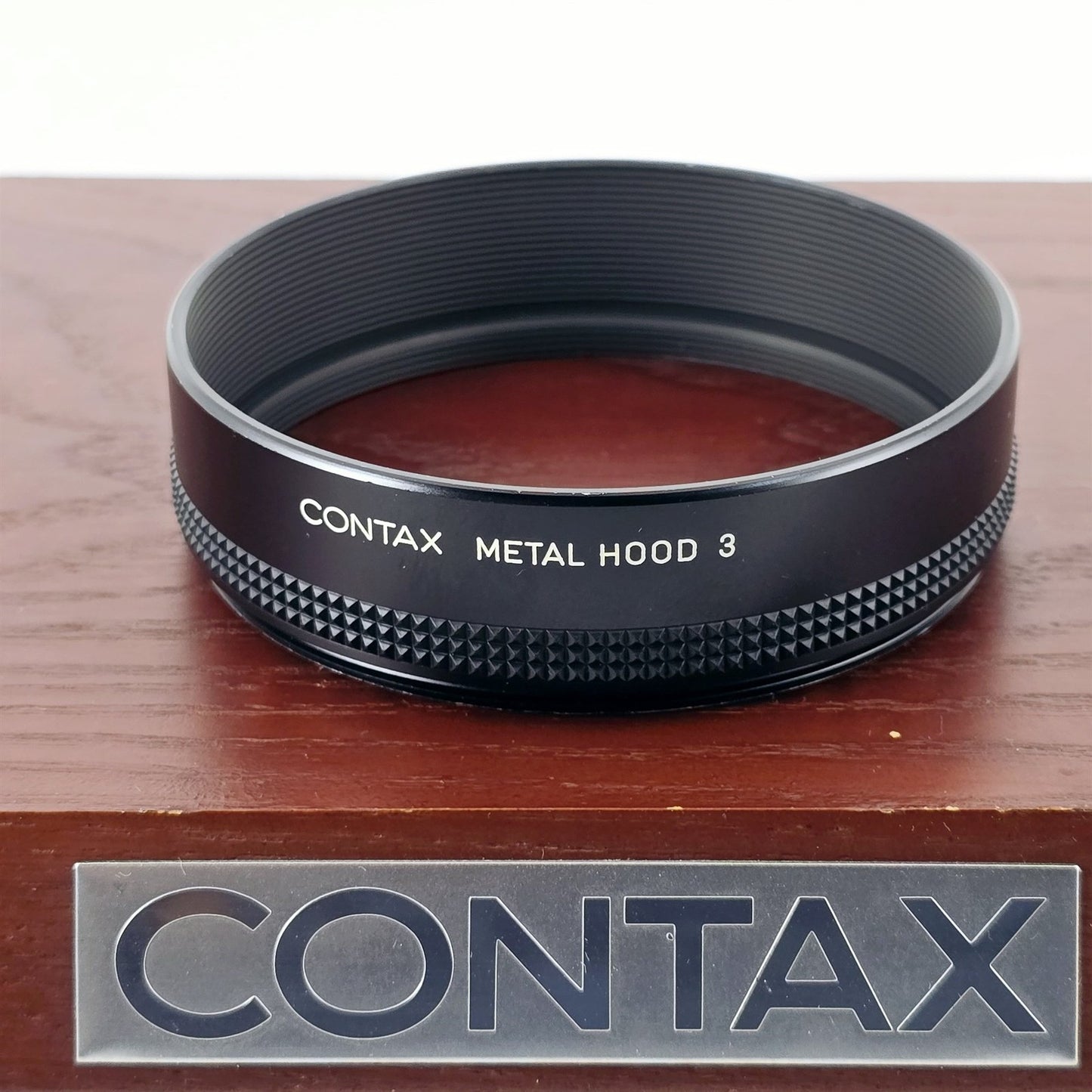 [Pre-owned] Contax Metal Lens Hood 3 for Carl Zeiss Lenses — Near Mint — Japan #5616