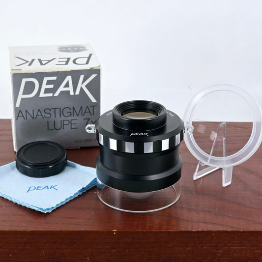 [Pre-owned] Peak Anastigmat Lupe Loupe 7x Magnifier No.1990-7 — Near MINT — Japan #4469