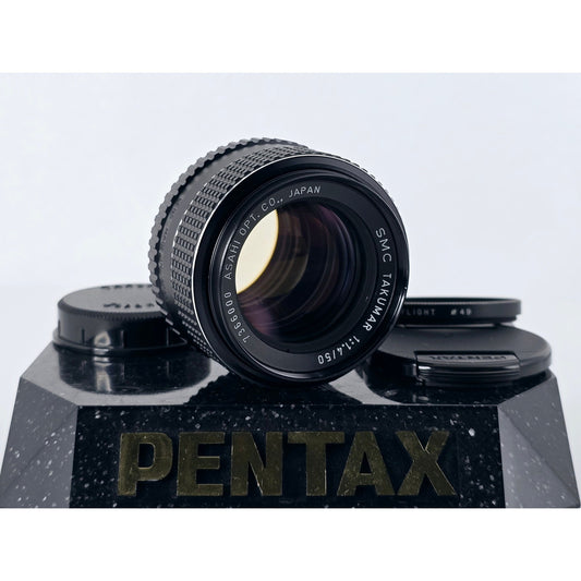 [Pre-owned] Pentax SMC Takumar 50mm F1.4 MF Lens M42 — Near MINT — Japan #4755