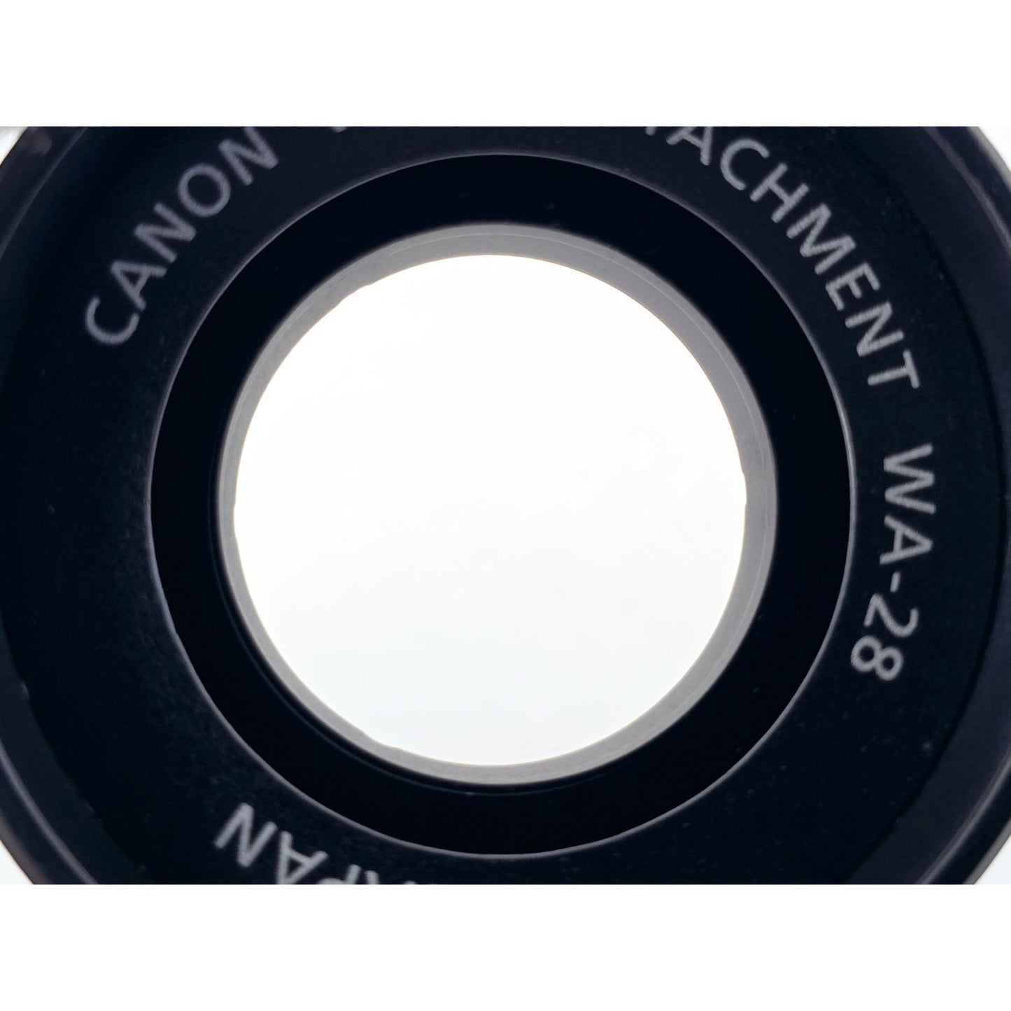 [Pre-owned] Canon WA-28 Wide Attachment Lens for Camcorder — Near MINT — Japan #3841