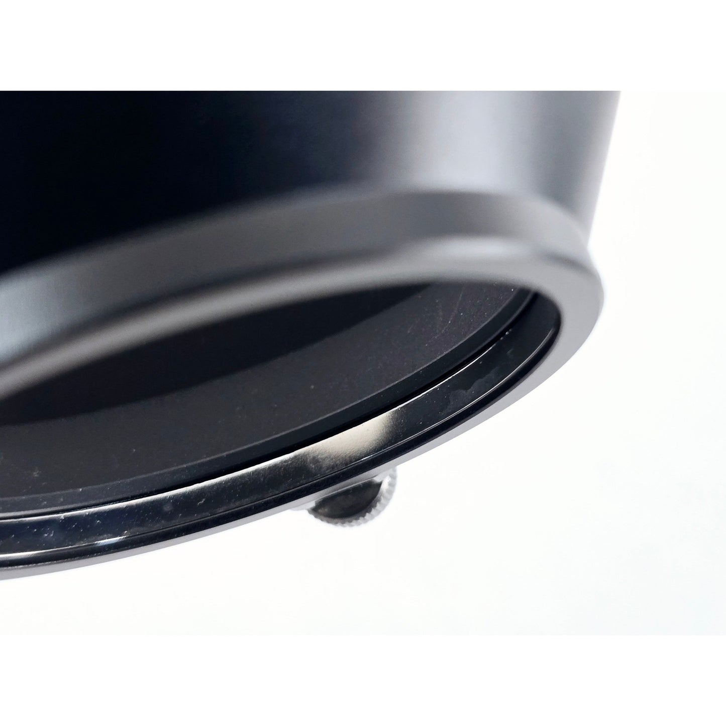 [Pre-owned] Olympus Pen LH-48B Black Metal Lens Hood for 17mm F1.8 — Top MINT — Japan #4087