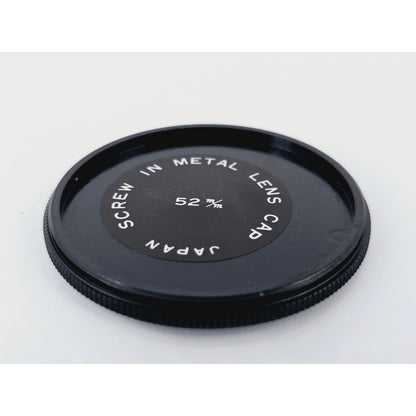 [Pre-owned] 52mm Front Lens Cap Metal Screw-in Type — MINT — Japan #2549