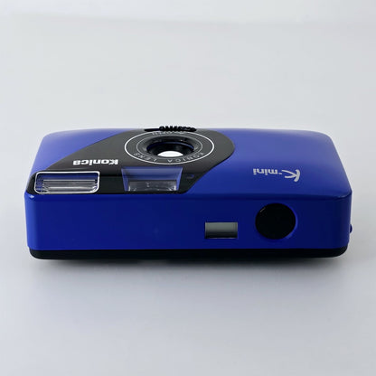 [Pre-owned] Konica K-mini Blue E124 35mm Compact Film Camera — Top Mint — Japan #5244