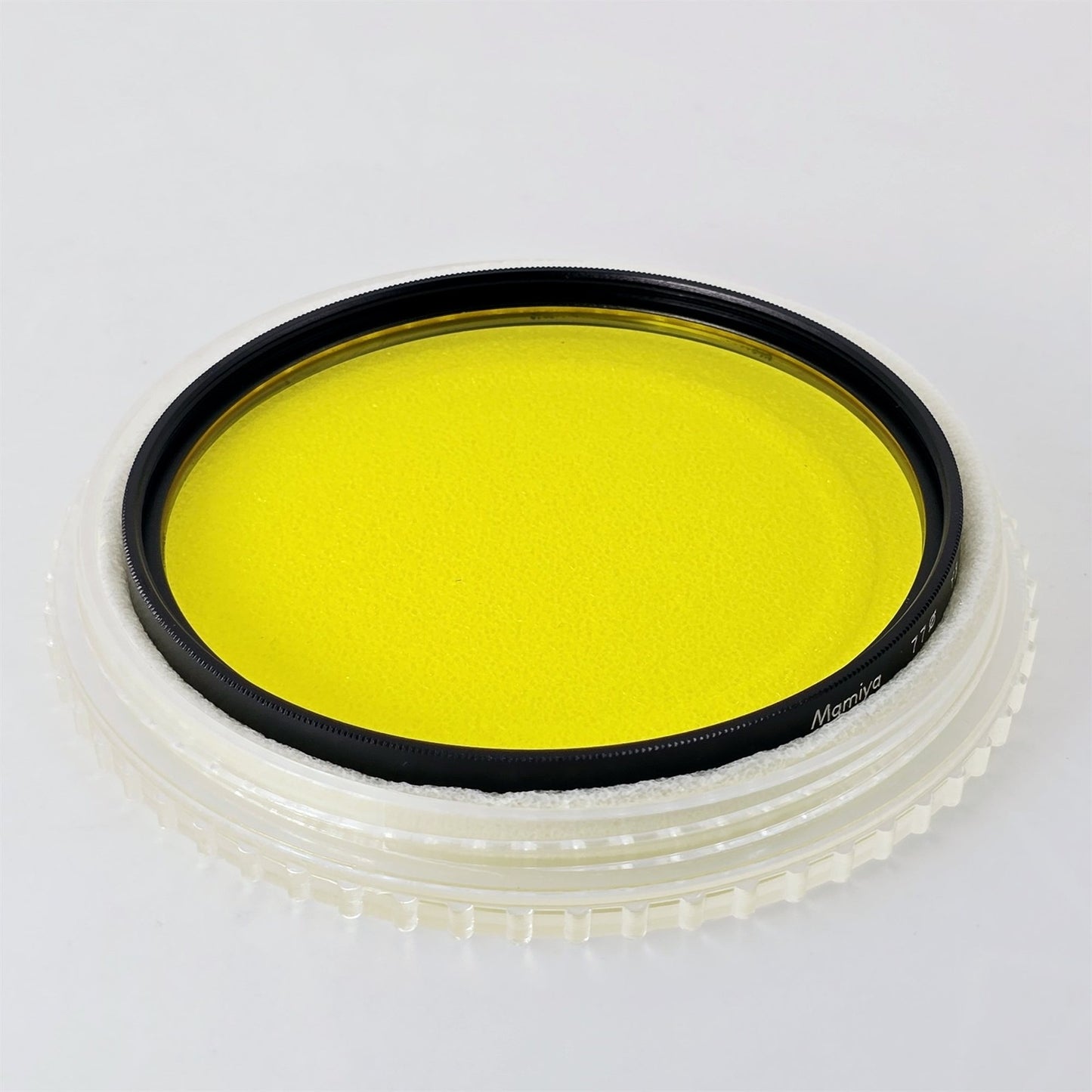[Pre-owned] Genuine Mamiya 77mm Y2 Yellow Filter for RZ67 RB67 Mamiya 7 — Mint — Japan #5303