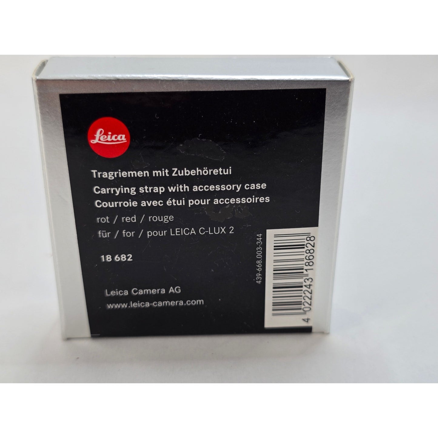 [Pre-owned] Leica 18682 Genuine Carrying Strap with Accessory Case for C-LUX 2 — MINT — Japan #2493