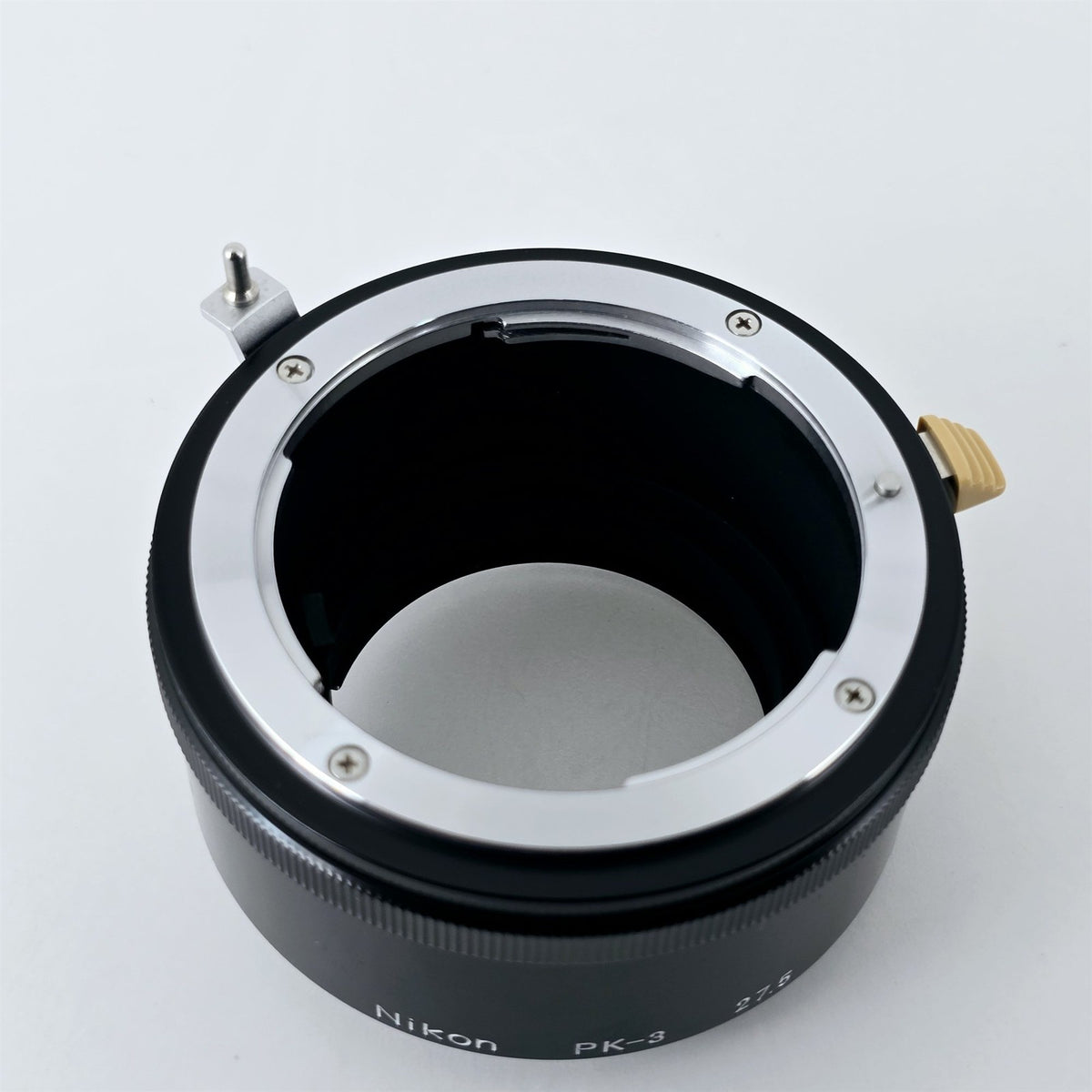 [Pre-owned] Nikon PK-3 Auto Extension Ring Tube 27.5 for F Mount SLR — Mint — Japan #5695