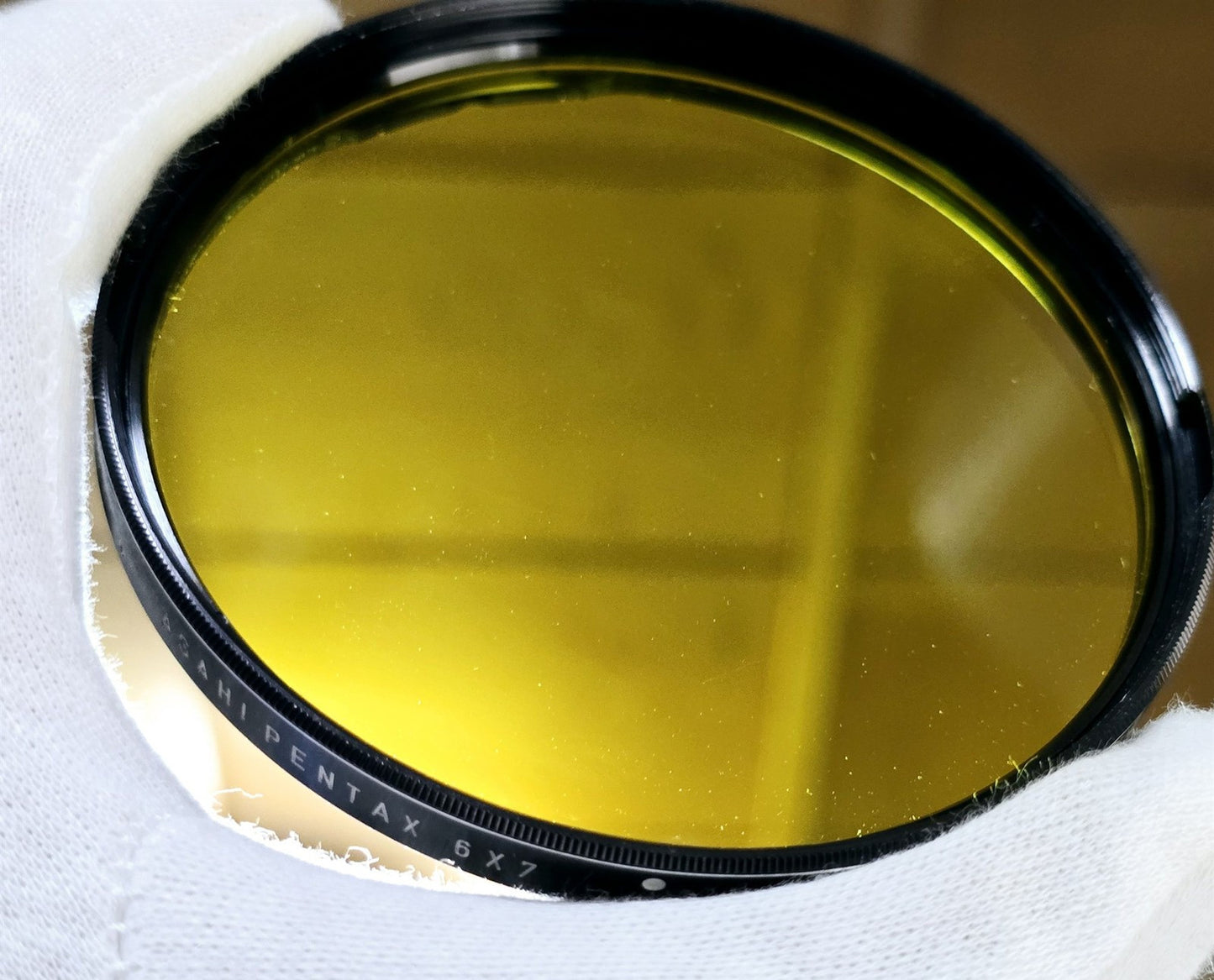 [Pre-owned] Asahi Pentax 6x7 82mm Y48 (Y2) Yellow Filter for 67 67II — Mint — Japan #5440