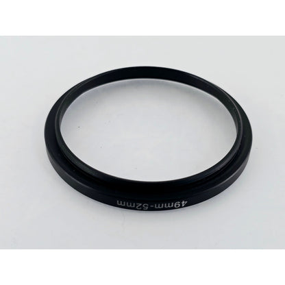 [Pre-owned] Metal Step Up Adapter Ring 49mm Lens to 52mm Filter Converter — MINT — Japan #3915