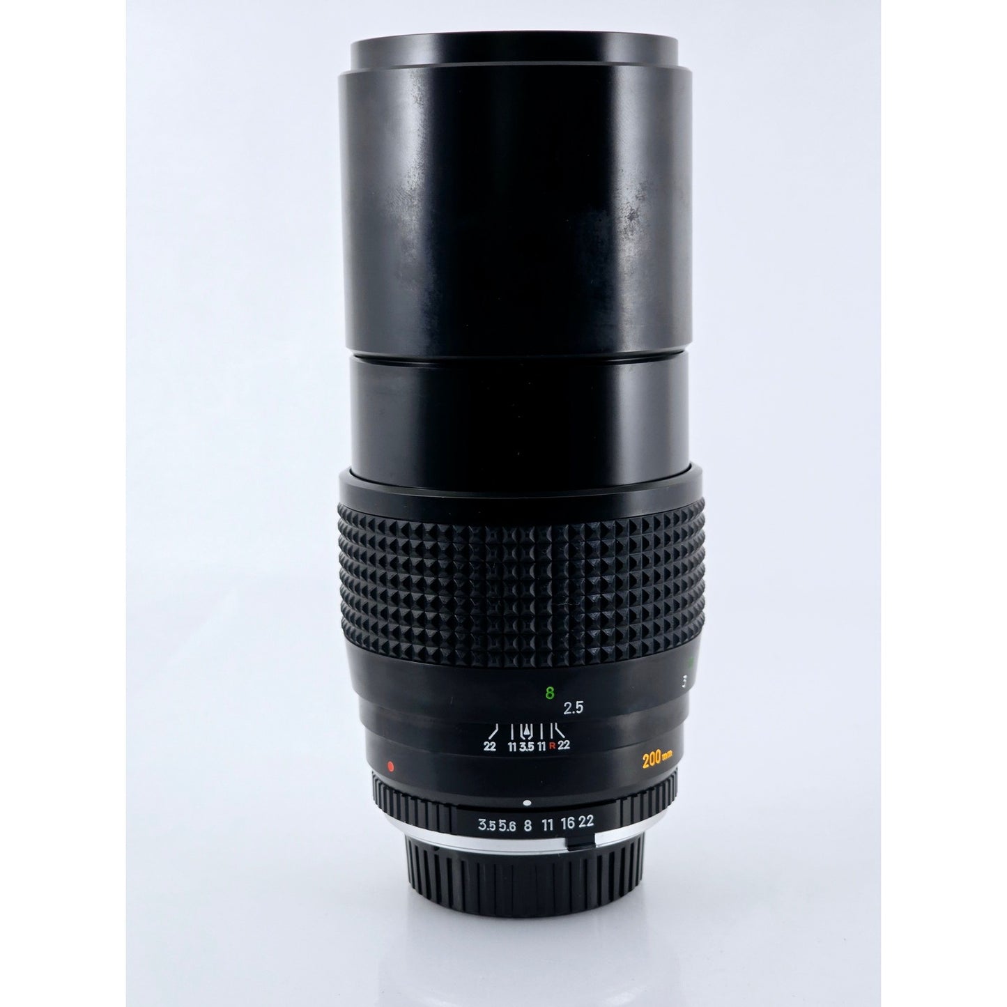 [Pre-owned] Minolta MC Tele Rokkor-QF 200mm F3.5 MF Telephoto Lens — Near MINT — Japan #3491