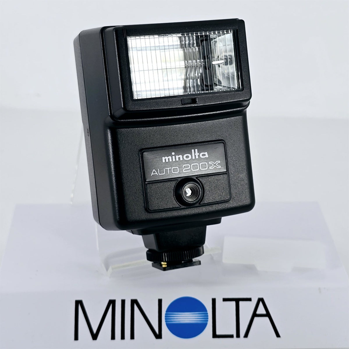 [Pre-owned] Minolta Auto 200X Shoe Mount Flash for XG XD Series — Mint — Japan #5716