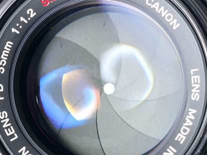 🌸[Near MINT] Canon FD 55mm F1.2 s.s.c. ssc MF Standard Lens From Japan