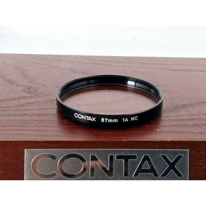 [Pre-owned] Contax 67mm 1A MC Lens Filter — MINT — Japan #4451