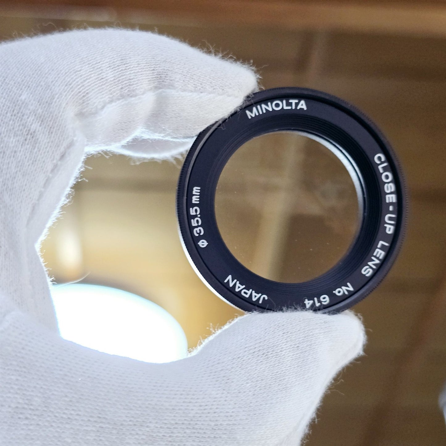 [Pre-owned] Minolta Close Up Lens No.614 35.5mm for Spotmeter F — Near MINT+++ — Japan #5286