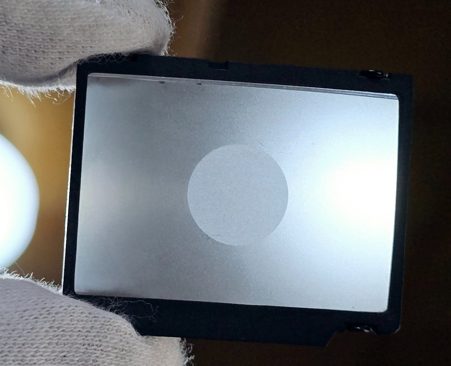 [Pre-owned] Nikon F3 Focusing Screen Type R (Red Dot) Genuine — Near Mint — Japan #5046