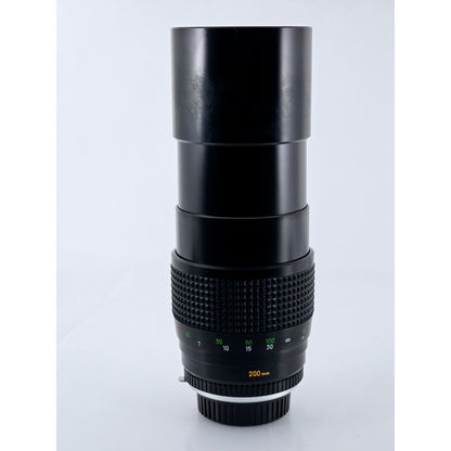 [Pre-owned] Minolta MC Tele Rokkor-QF 200mm F3.5 MF Telephoto Lens — Near MINT — Japan #3491