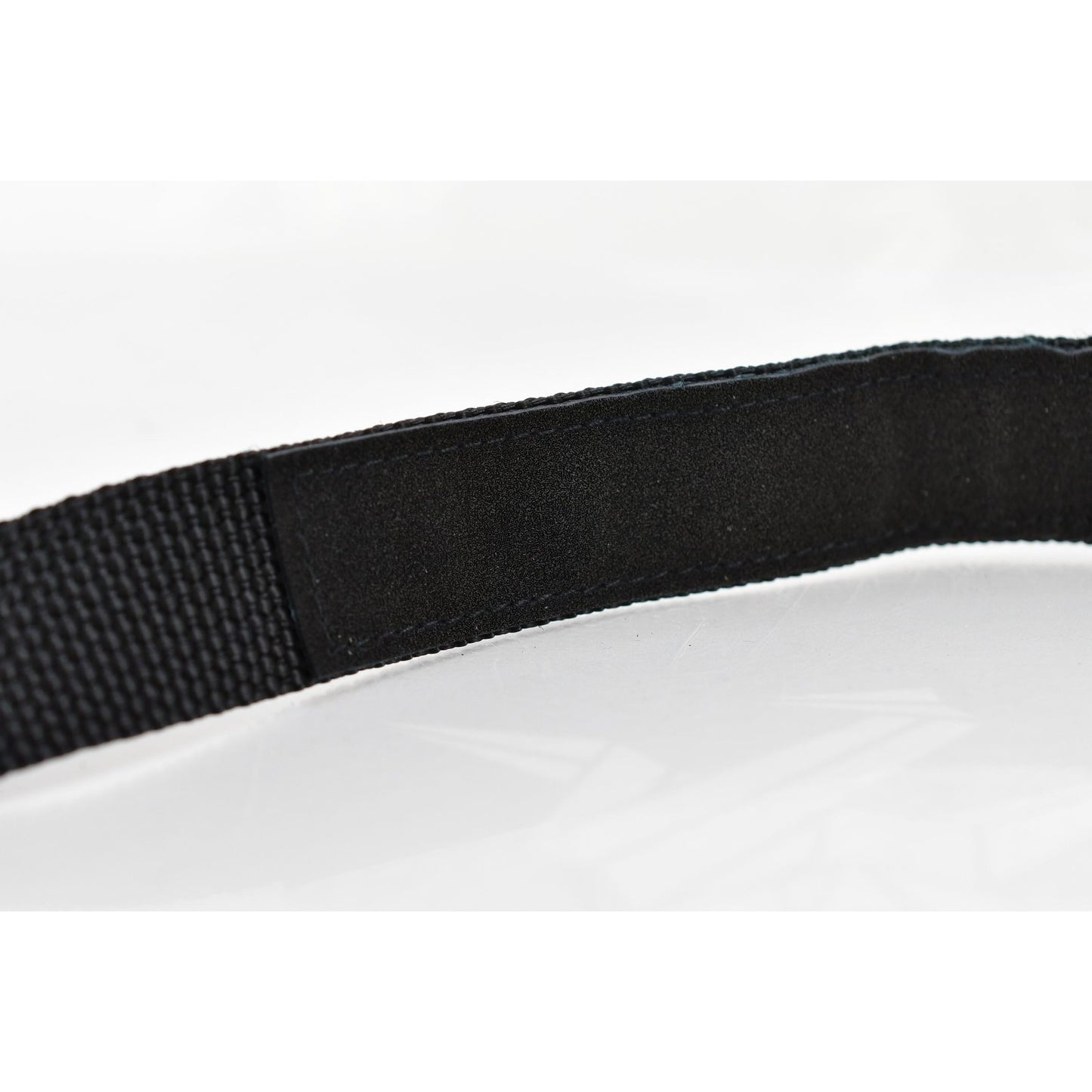 [Pre-owned] Contax Genuine Camera Neck Strap Black Nylon 0.98in (2.5cm) — Near MINT — Japan #2235