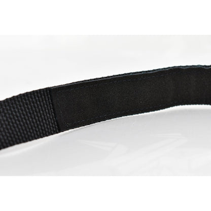 [Pre-owned] Contax Genuine Camera Neck Strap Black Nylon 0.98in (2.5cm) — Near MINT — Japan #2235