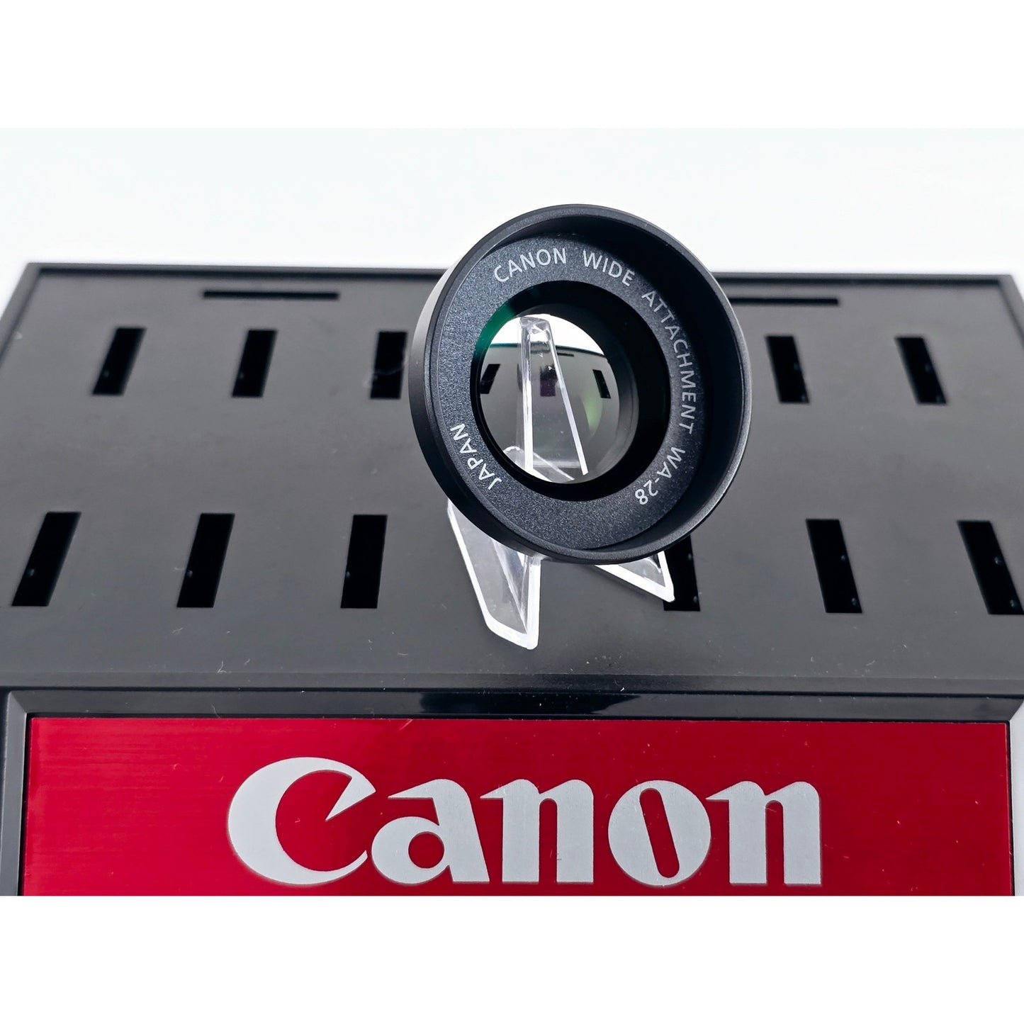 [Pre-owned] Canon WA-28 Wide Attachment Lens for Camcorder — Near MINT — Japan #3841