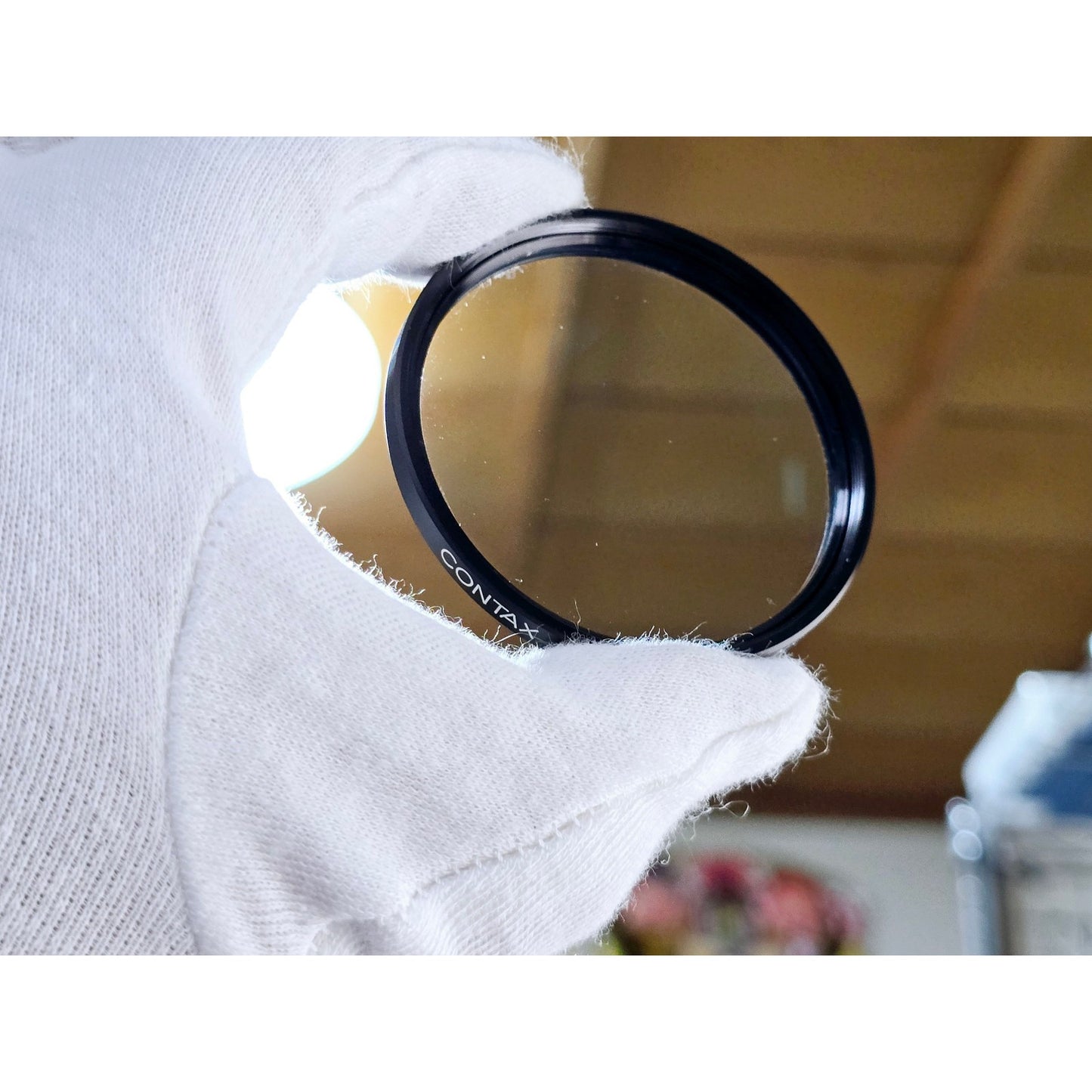 [Pre-owned] Contax 55mm B2 (82A) MC Genuine Lens Filter — Near MINT — Japan #4878