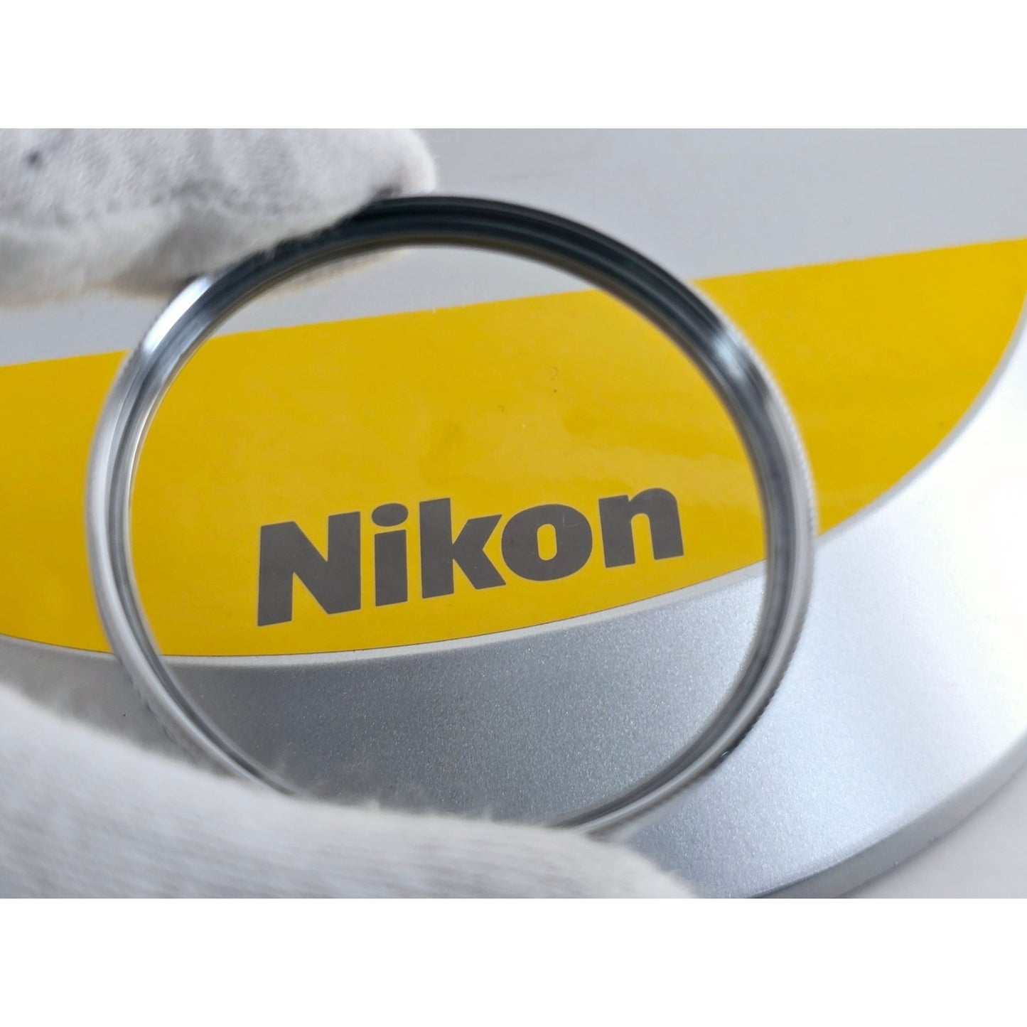 [Pre-owned] Nikon L39 52mm Chrome Frame Lens Filter — Near MINT — Japan #3785