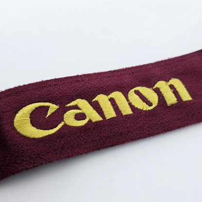 [Pre-owned] Canon Professional Gold Logo Neck Strap for EOS Digital — Top Mint — Japan #5444