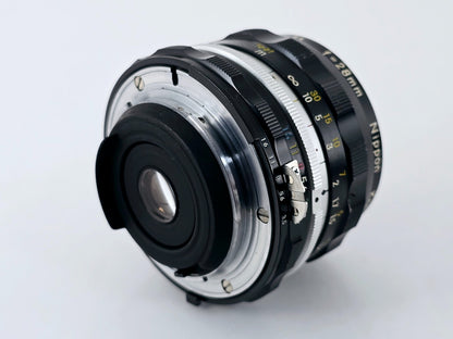 Ai Converted🌸[Near MINT+++] Nikon Nikkor-H Auto 28mm F3.5 MF Lens From Japan