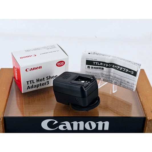 [Pre-owned] Canon TTL Hot Shoe Adapter 3 for EOS Film SLR Cameras — MINT — Japan #4206