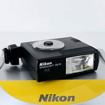 [Pre-owned] Nikon Speedlight SB-15 Compact Shoe Mount Flash for F3 FM2 FE2 — Mint — Japan #5414