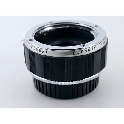 [Pre-owned] Sankyo Kohki Komura Telemore Teleconverter for SR x2 — Near MINT — Japan #3042
