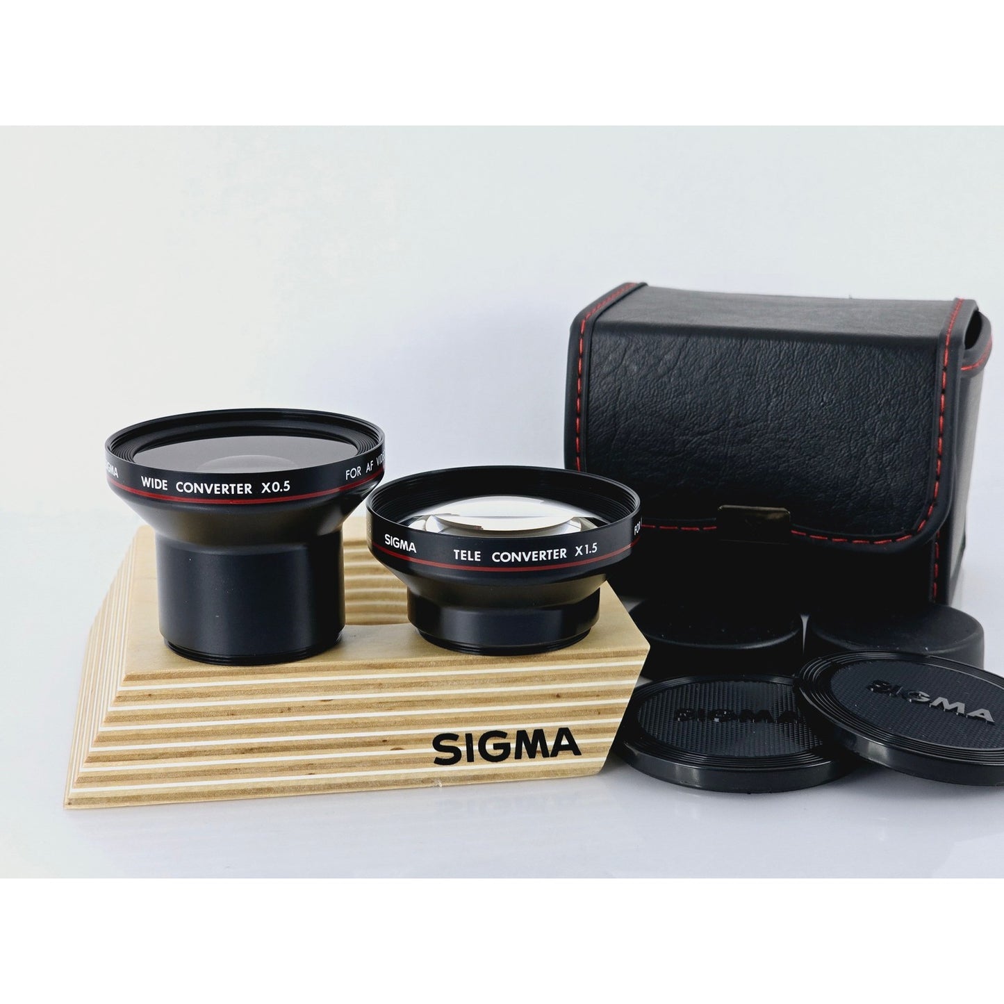 [Pre-owned] Sigma VT-S Tele Converter X1.5 & VW-S Wide X0.5 for AF Video — Near MINT — Japan #2688