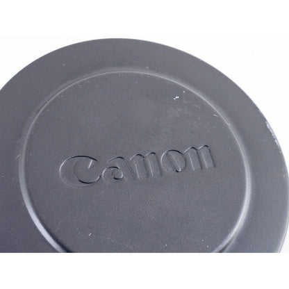 [Pre-owned] Canon 80mm Push-On Black Metal Front Lens Cap (Genuine) — Near MINT — Japan #4141