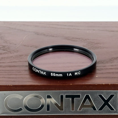 [Pre-owned] Contax 55mm 1A Skylight MC Lens Filter — Mint — Japan #5582