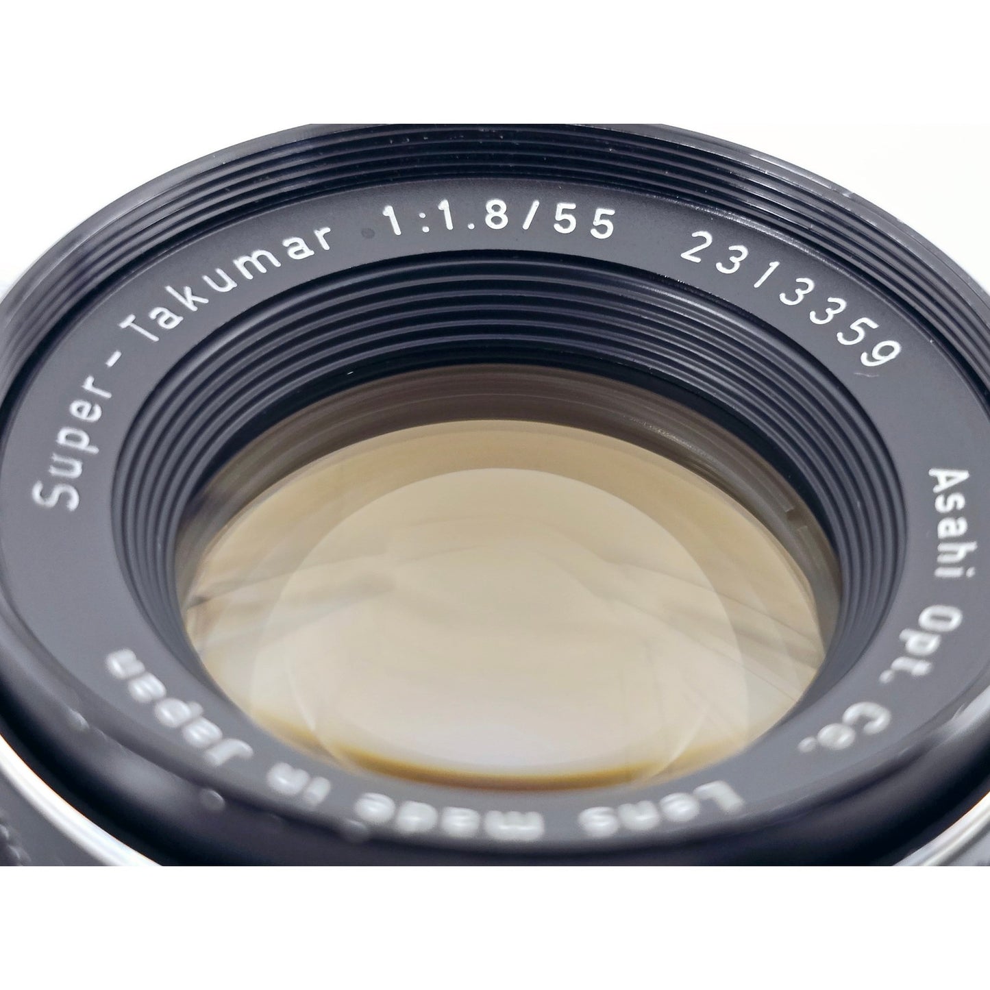 [Pre-owned] Pentax Super-Takumar 55mm F1.8 Standard MF Lens M42 — Near MINT+++ — Japan #4624